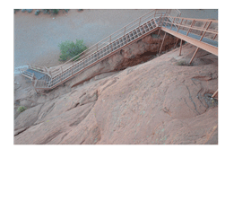 Valley of Fire Petroglyph stairs