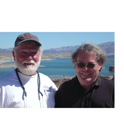 John and Gary at Lake Mead