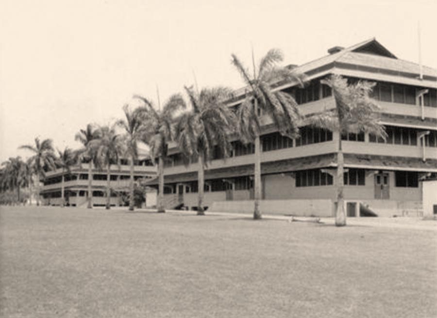 Company area barrack buildings